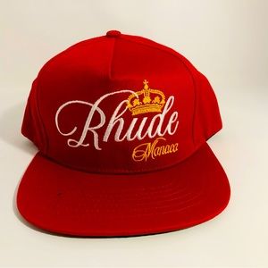 Rhude Crown Hat 'Maroon' NWOT